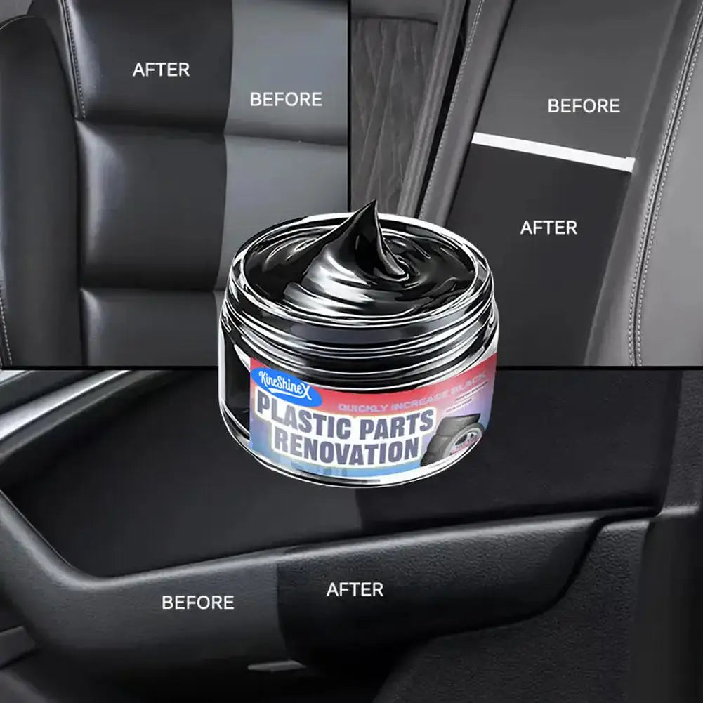 Car Interior Scratch Repair Paste | Plastic & Tire Restore Wax Car Refurbishing Paste QXL