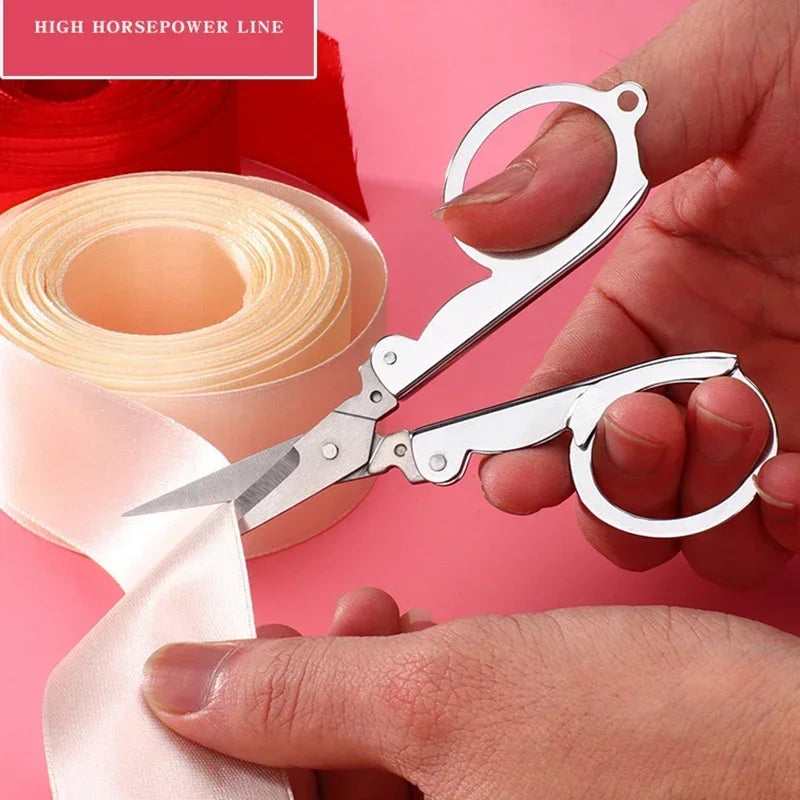 Mini Folding Scissors | Travel Embroidery & Thread Snips Folding Scissors QXL