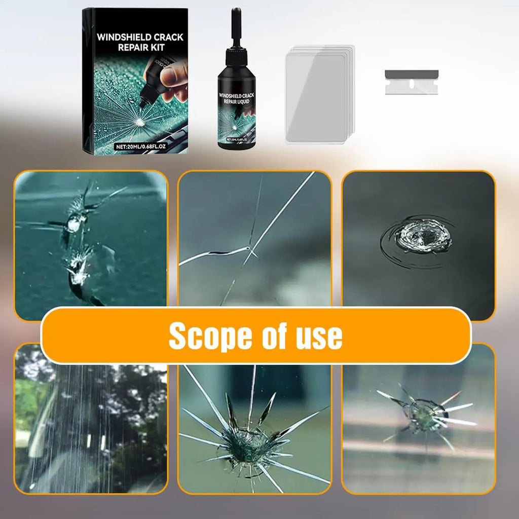 Professional Windshield Repair Kit – Chip & Crack Fix Tool Windshield Repair Kit QXL