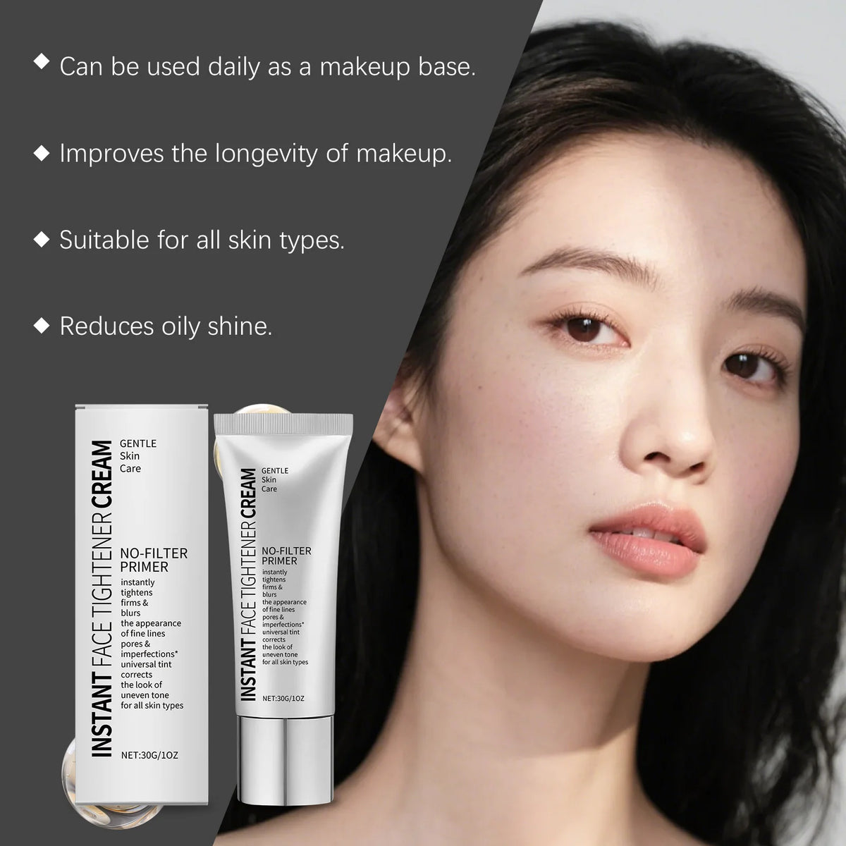 Facial Primer Cream – Moisturizing, Pore-Refining & Firming Facial Primer Cream QXL