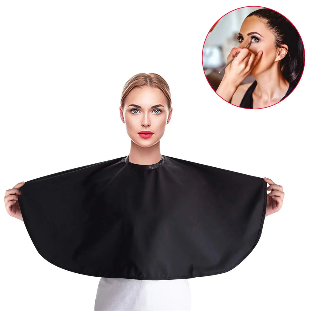 Waterproof Makeup Cape & Salon Bib | Hair Dye Styling Salon Styling Cape QXL