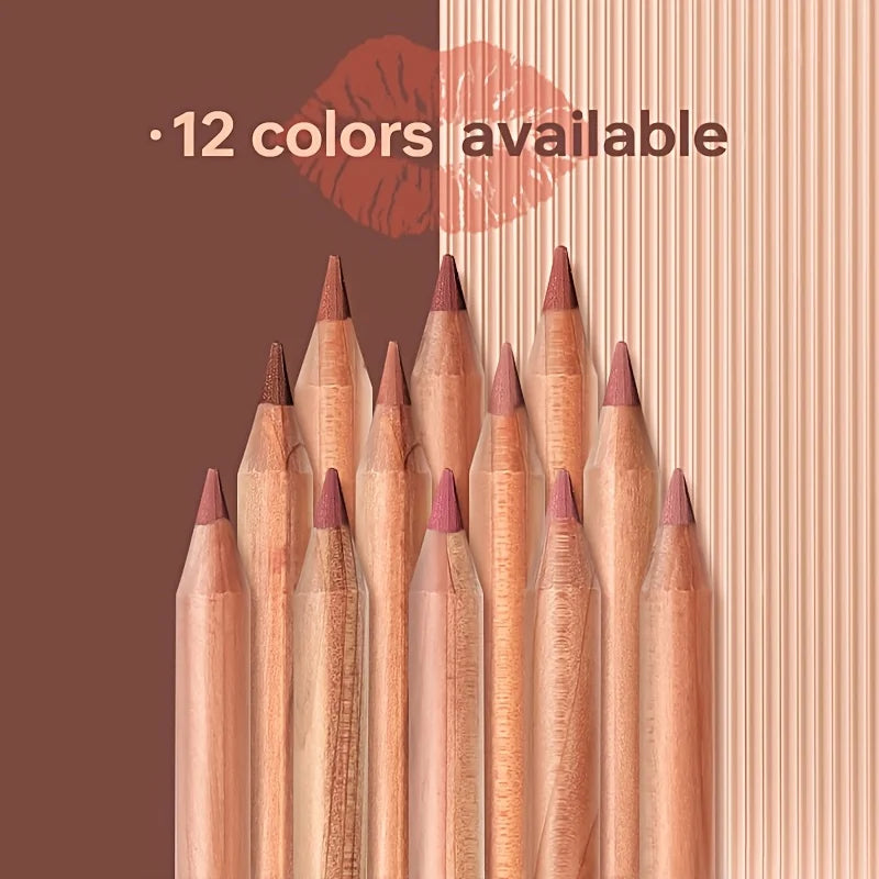 Nude Matte Lip Liner – Waterproof High-Pigment Lip Pencil Lip Liner Pencil QXL