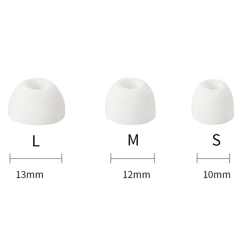 Silicone Ear Tips for Soundcore Liberty 4 NC, P2, P3 – 3 Sizes Earbud Ear Tips QXL