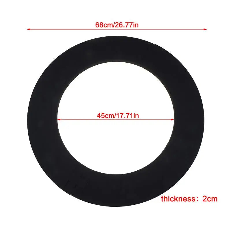 4-Piece EVA Dartboard Surround Ring | 18in Wall Protector Dartboard Surround Ring QXL