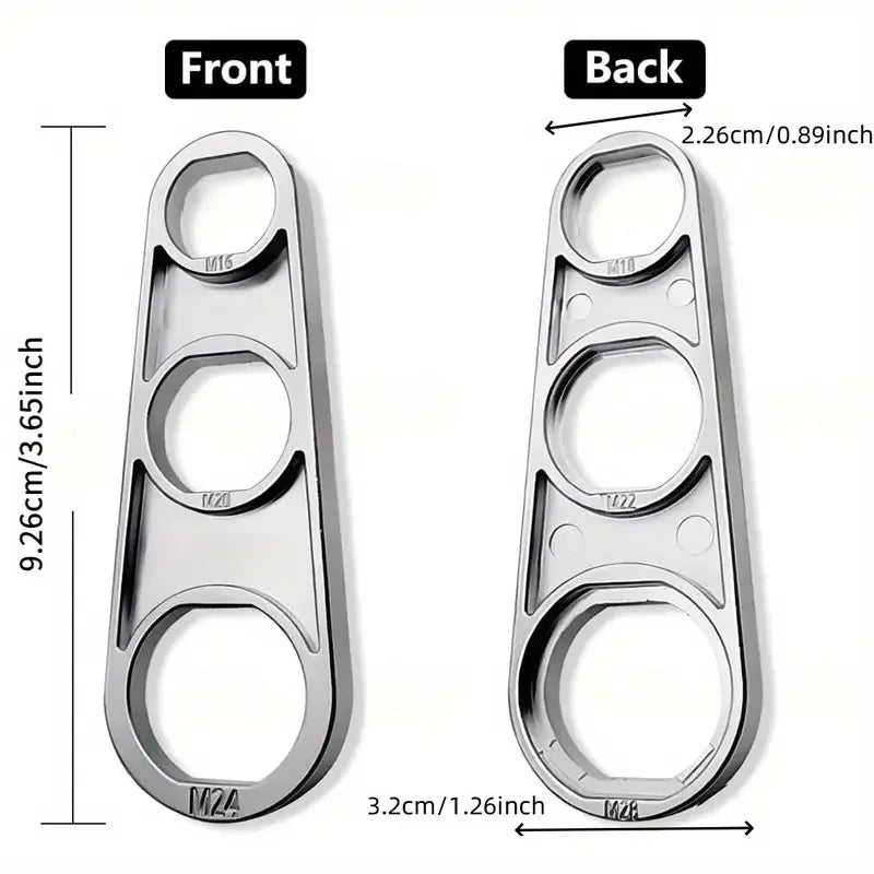 6-in-1 Faucet Aerator Wrench | Zinc Alloy Key Tool Faucet Aerator Wrench QXL