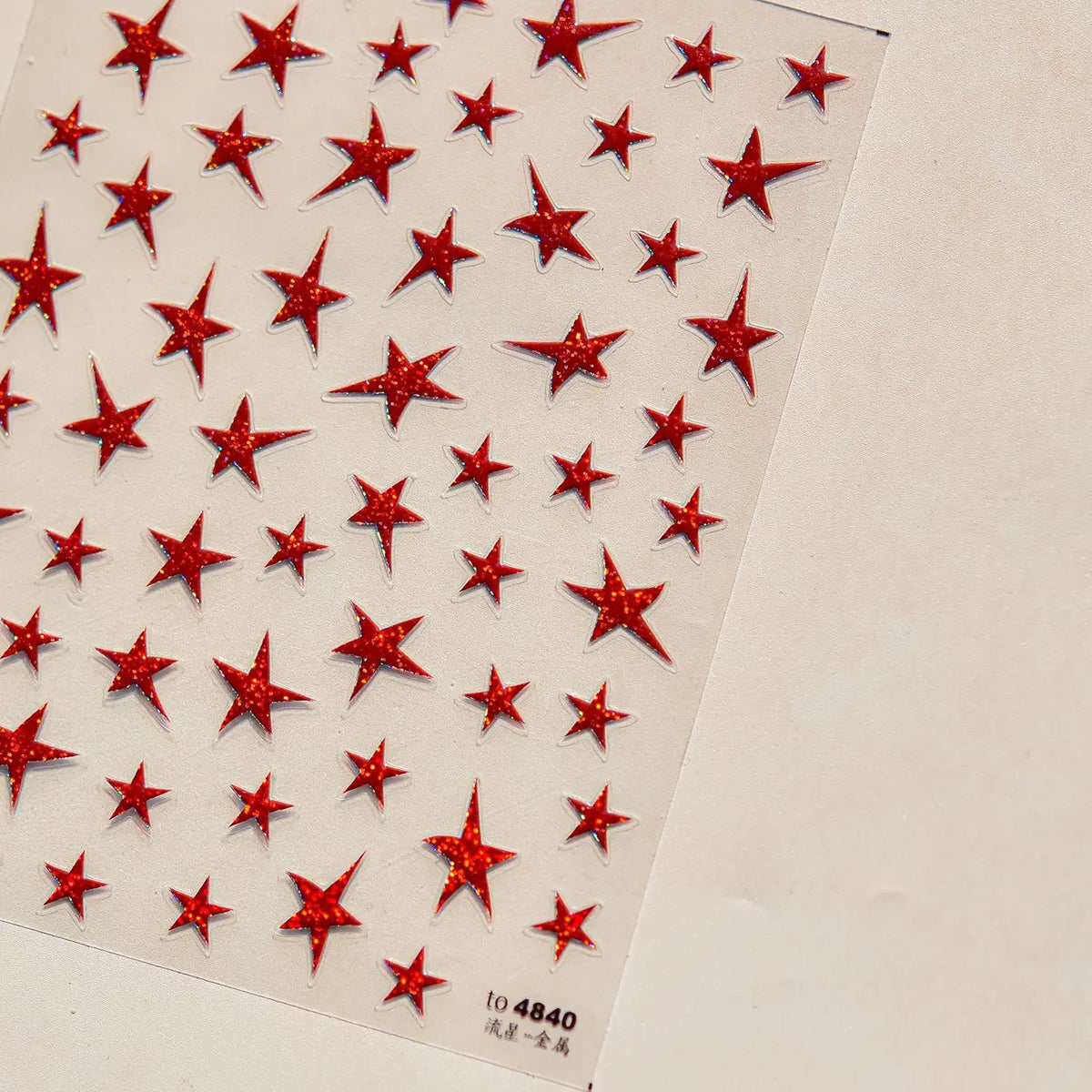 5D Nail Art Stickers – Stars, Bowknots & Geometric Decals Nail Art Stickers QXL