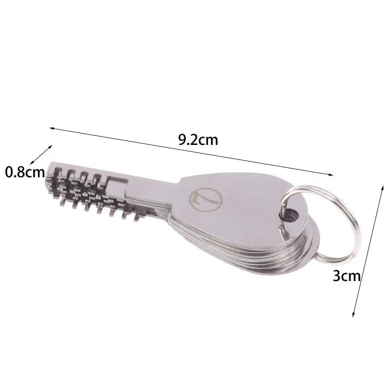 HUK 9-in-1 Comb Lock Repair Tool Kit | Stainless Steel & Key Blank Lock Repair Tool Kit QXL 1PC