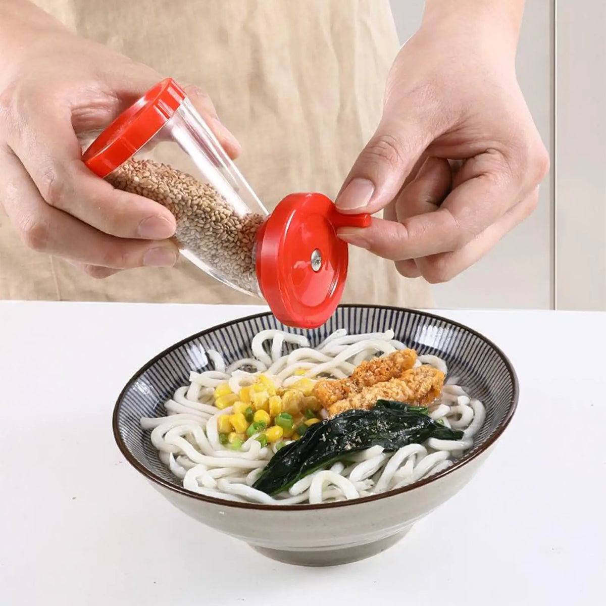 Manual Sesame Seed Grinder & Dispenser | Kitchen Mill Seed Grinder Mill QXL
