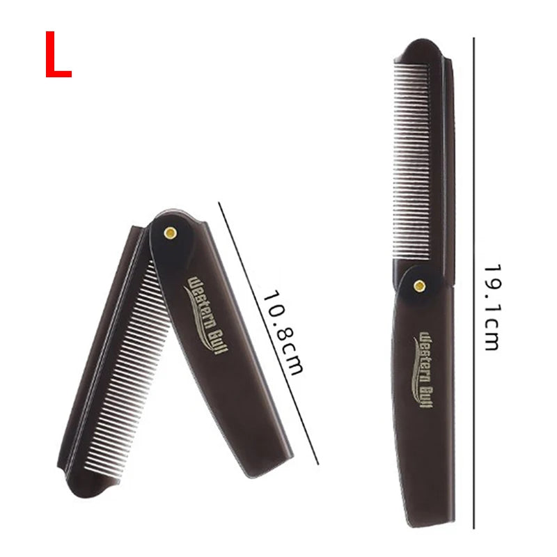 Foldable Pocket Comb – Plastic Beard & Hair Styling Tool Foldable Pocket Comb QXL L