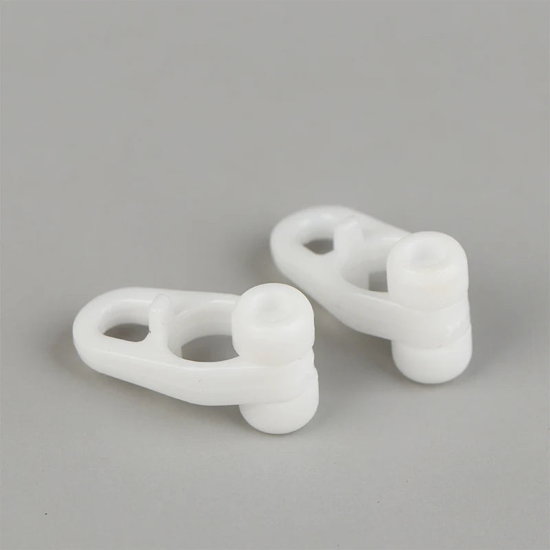 50-Pack Curtain Rail Sliding Wheel Hooks | Universal Track Sliders Curtain Track Hooks QXL