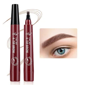 JUJU Dream 4-Tip Waterproof Eyebrow Pencil | Long-Lasting Eyebrow Pencil QXL 03