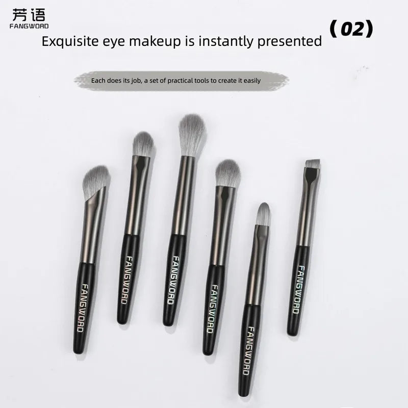 9-Piece Mini Travel Makeup Brush Set with Brush Bag Travel Makeup Brush Set QXL