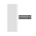 AC Exhaust Hose Insulation Sleeve | 5"–5.9" Cover + 3 Straps AC Hose Insulation Cover QXL Grey