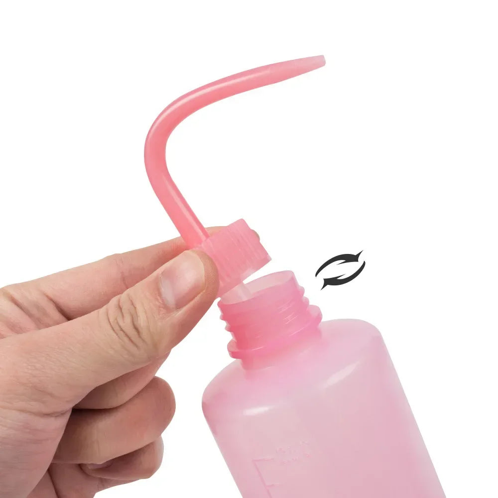 250/500ml Eyelash Cleaning Bottle | Curved Spout Lash Wash Lash Cleaning Bottle QXL
