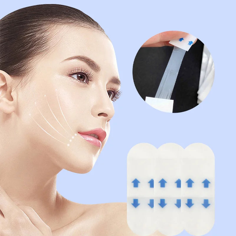 Waterproof Face Lifting Tape | Invisible V-Shape Chin Patches Face Lifting Tape QXL