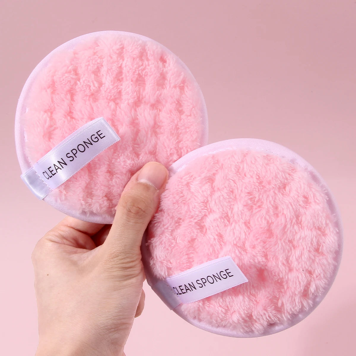 KOSSHOW 6-Pack Pink Makeup Sponge & Powder Puff Set Makeup Sponge Puff QXL