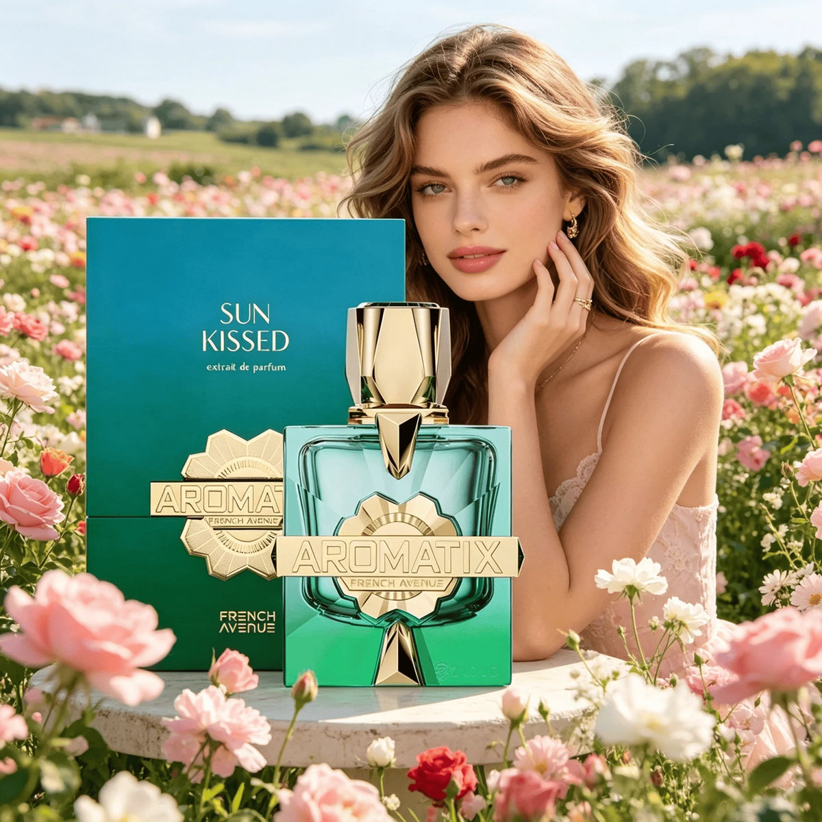 Sun Kissed Floral EDP Perfume | Alcohol-Free Unisex 100ml Eau de Parfum QXL
