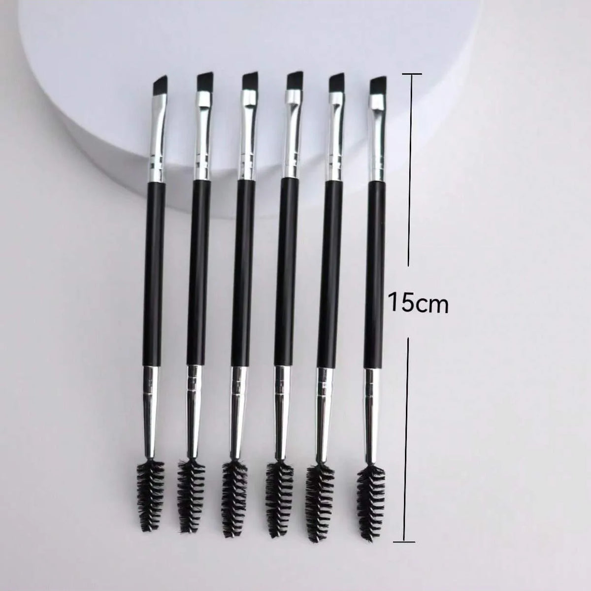 6-Piece Dual-Ended Eye Makeup Brush Set | Eyeliner & Brow Eye Makeup Brush Set QXL
