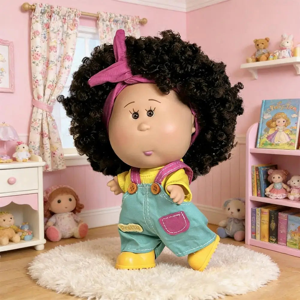 Spanish Potato Doll Mia 18cm Vinyl Plush Body Gift Toy Collectible Plush Doll QXL