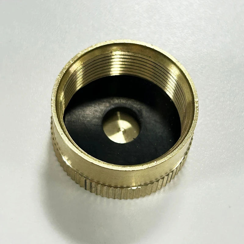 Solid Brass Protective Cap for 1 LB Propane Cylinders Propane Cylinder Cap QXL
