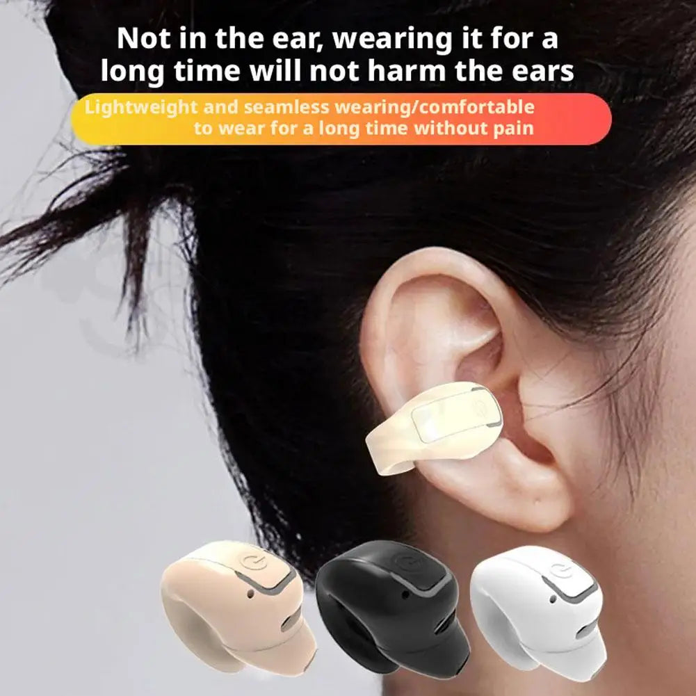 Ear-Clip Bone Conduction Bluetooth 5.3 Wireless Earphone Bluetooth Earphone QXL