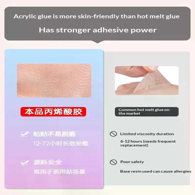160-Pack Elastic Nose Wing Strips | Self-Adhesive Nasal Patches Nasal Wing Patches QXL