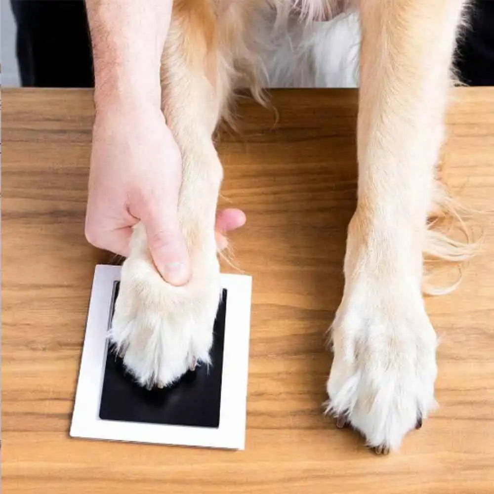Pet Paw Print Ink Pad Set | Safe Non-Toxic DIY Keepsake Pet Keepsake Kit QXL