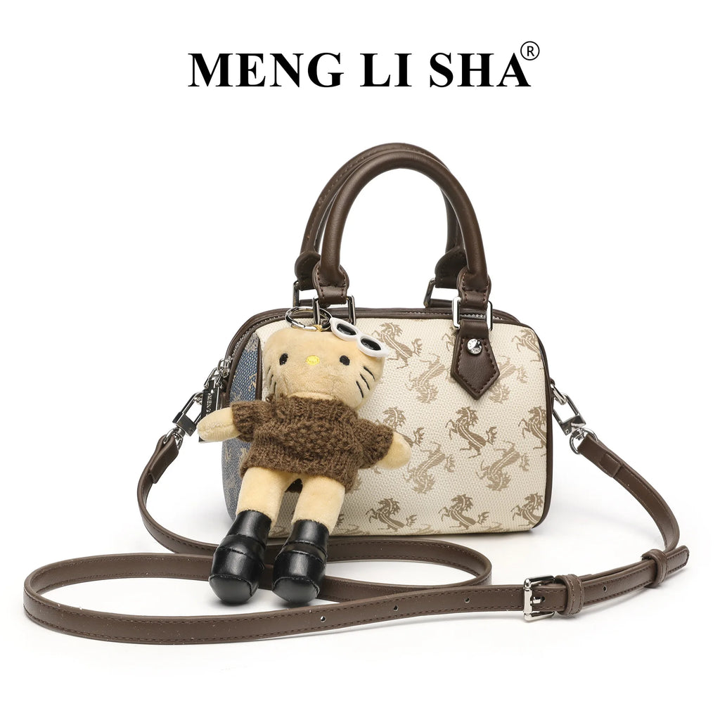 Parisian Chic Leather Diaper Bag | Luxury Crossbody Tote Leather Diaper Bag QXL