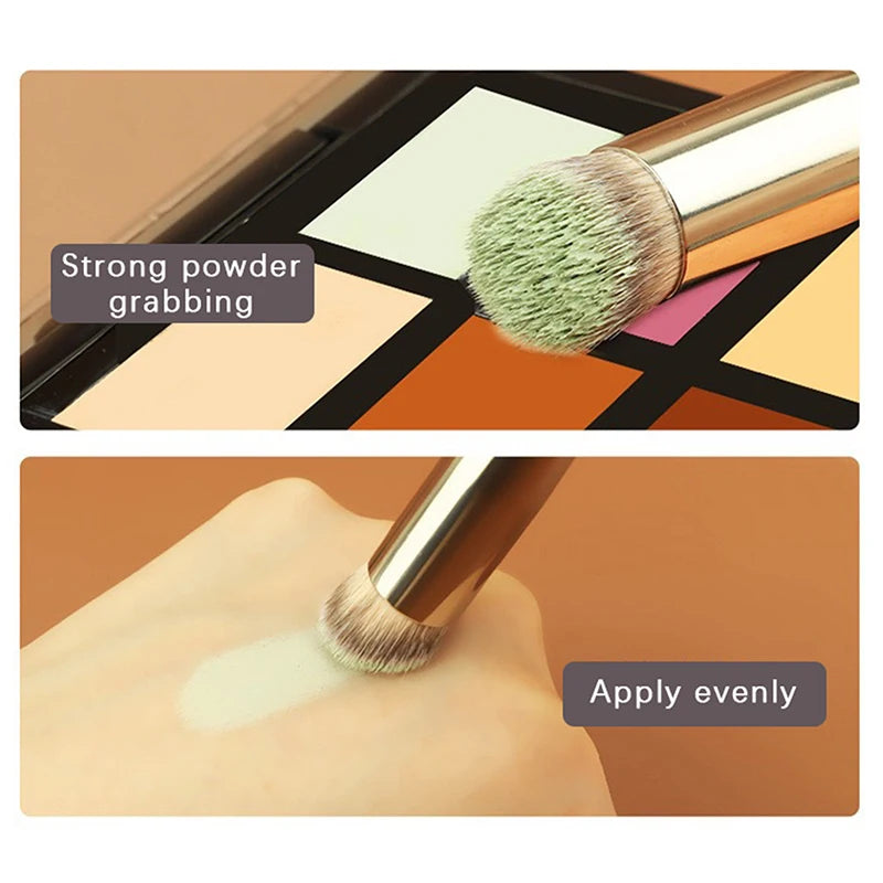 Angled Foundation & Concealer Brush – Synthetic Contour Tool Makeup Brush QXL