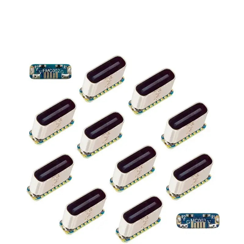 2-Pack USB Type-C 5-Pin Female SMD Socket | PCB Solder Connector USB PCB Connector QXL