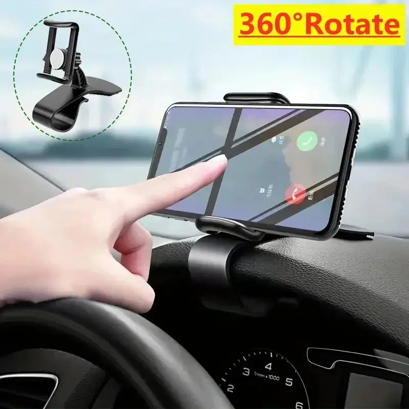 360° Rotatable Car Phone Holder | Dashboard & Vent Mount Car Phone Mount QXL
