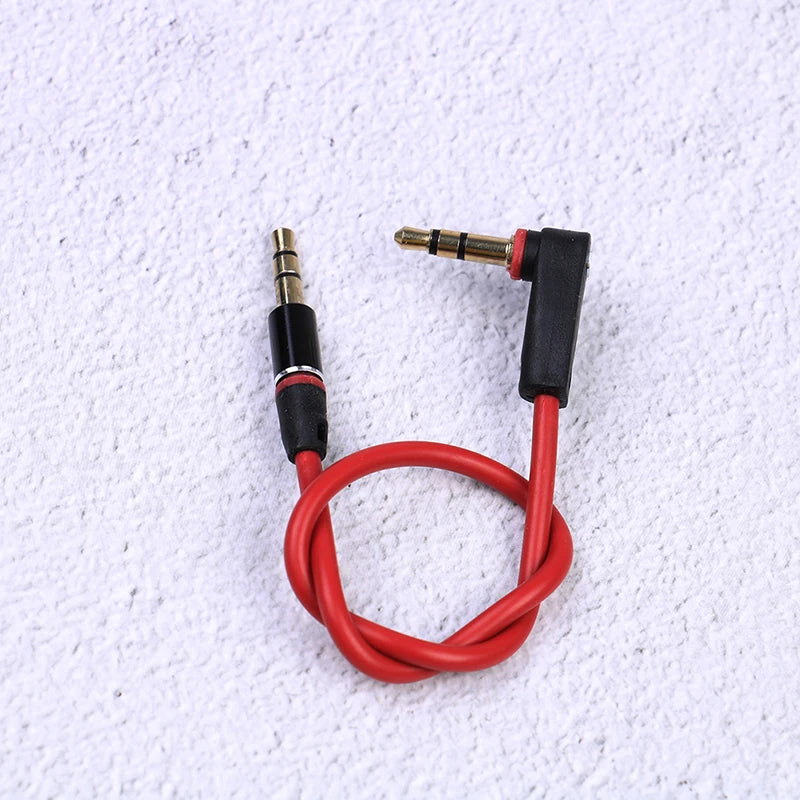 3.5mm Male to Male Aux Cable – 20cm Short Stereo Audio Cord Audio Aux Cable QXL