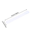 Portable Transparent Makeup Brush Storage Box with Lid Makeup Brush Organizer QXL 19cm White