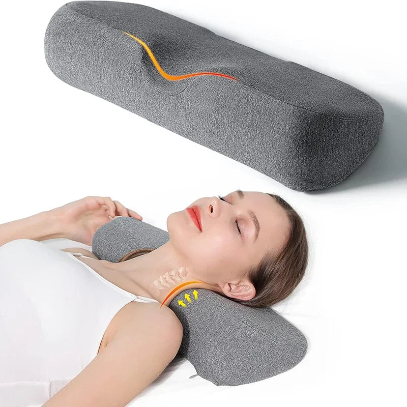 Memory Foam Contour Pillow | Ergonomic Neck & Side Sleeper Memory Foam Pillow QXL