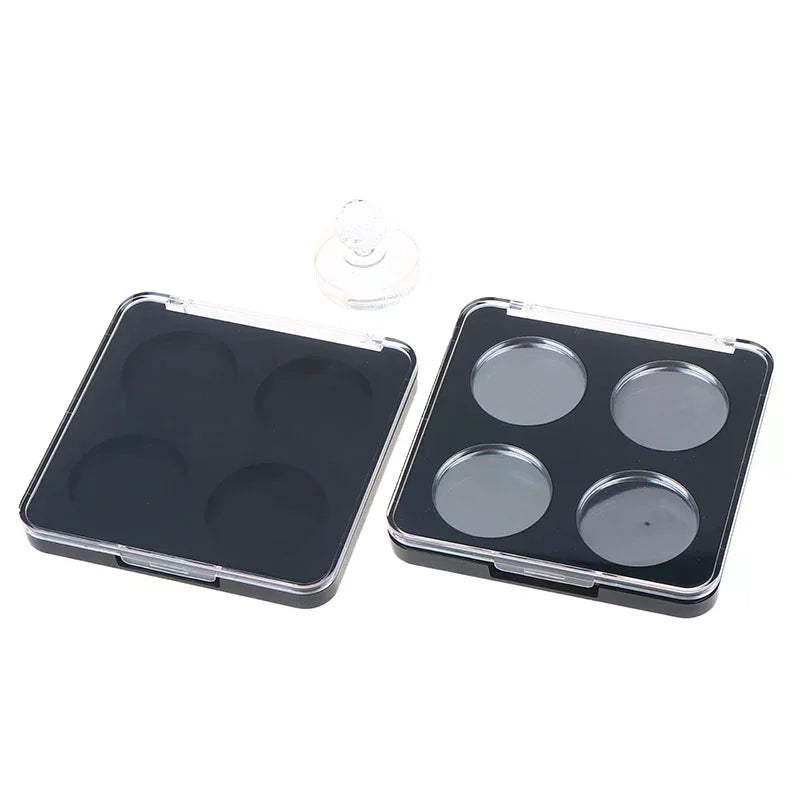4-Grid Magnetic Empty Makeup Palette | DIY Eyeshadow Storage Empty Makeup Palette QXL