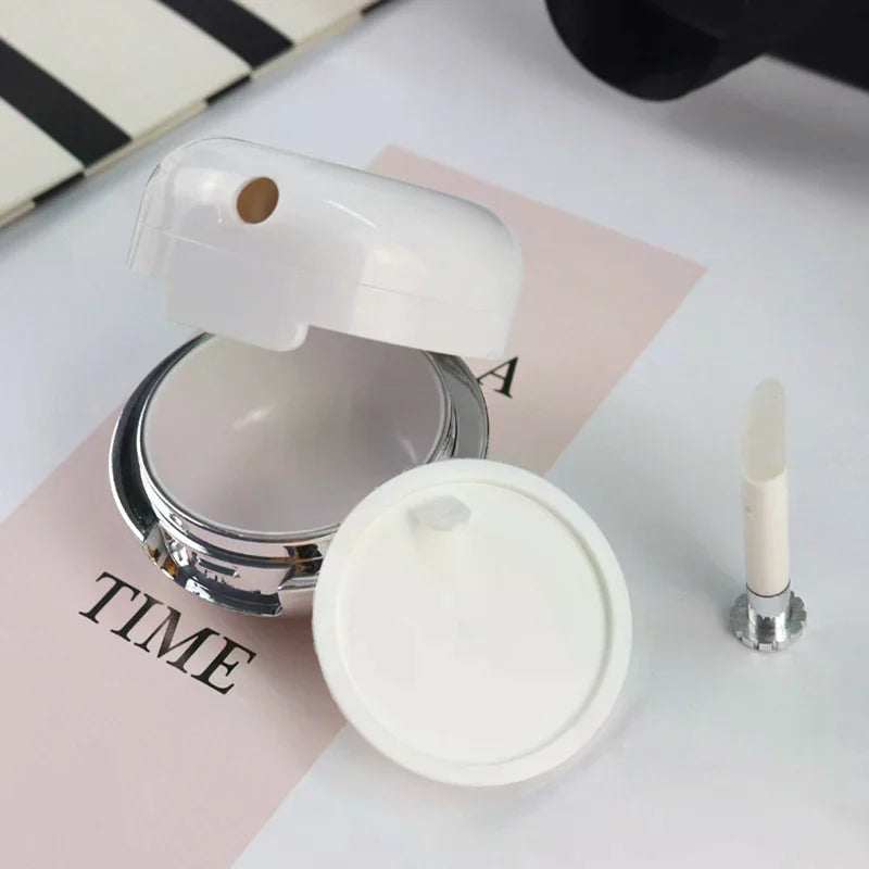 13ml Lip Scrub Jar with Silicone Brush & Pocket Mirror Cosmetic Lip Jar QXL