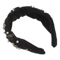 Vintage Pearl Bow Headband – Wide Retro Hair Band for Women Pearl Bow Headband QXL Default Title