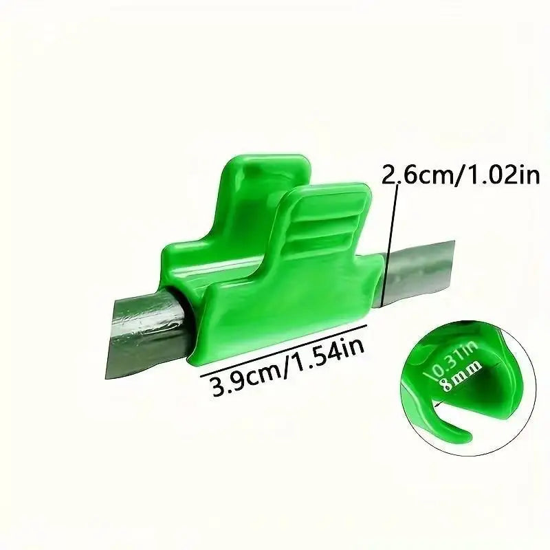 8mm Greenhouse Film Clips | Plastic Hoop Clips for Shade Nets Greenhouse Film Clips QXL