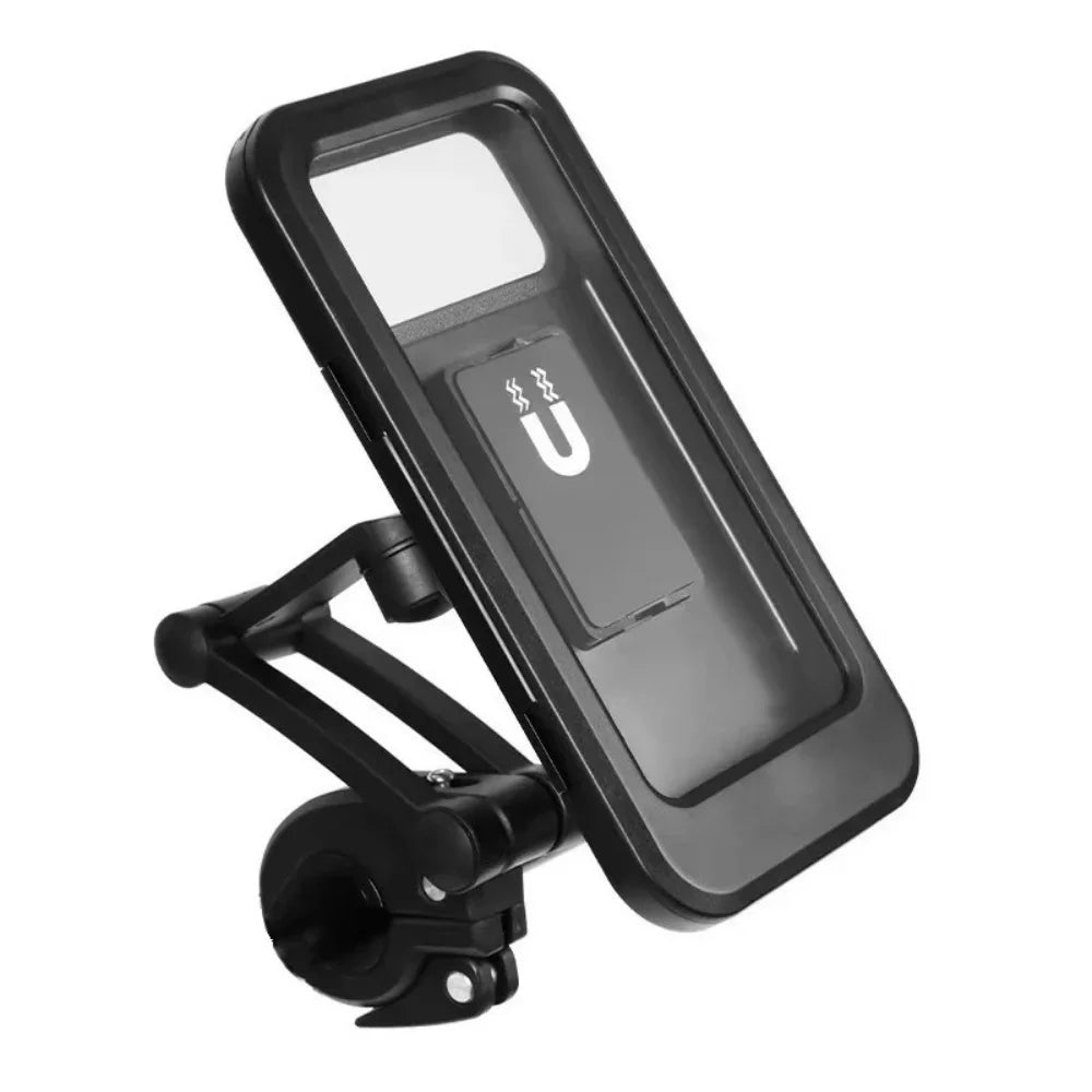 360° Waterproof Motorcycle Bike Phone Mount | Universal GPS Holder Motorcycle Phone Mount QXL black