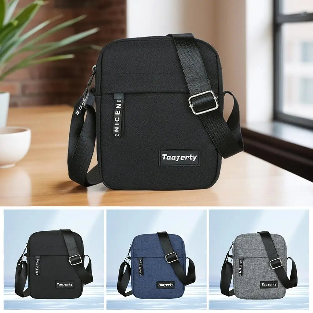 Men's Oxford Crossbody Sling Bag | Lightweight Shoulder Bag Men's Crossbody Bag QXL