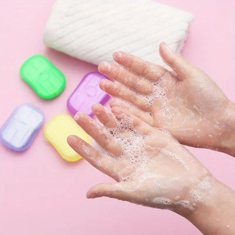 Portable Disposable Soap Sheets | Travel Hand Washing Slices Disposable Soap Sheets QXL