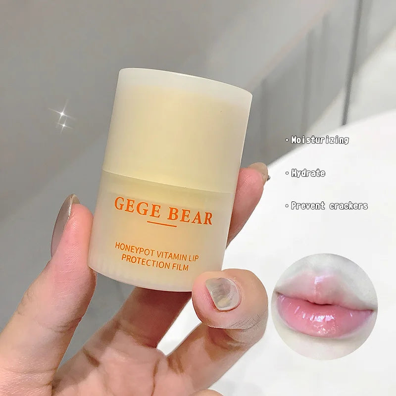 Gegebear Honey Pot Vitamin Lip Balm – Hydrating & Nourishing Vitamin Lip Balm QXL