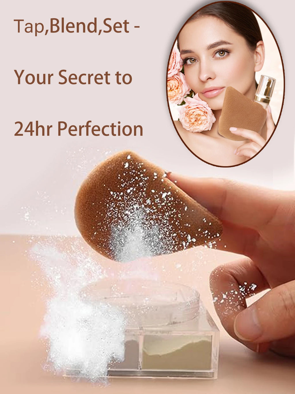 Mini Makeup Sponge Powder Puffs – 15, 30 or 60 Pack Makeup Sponge Puffs QXL