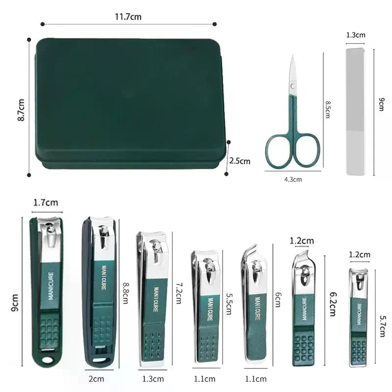 AACAR 4/6-Piece Stainless Steel Nail Clipper Manicure Set Nail Clipper Set QXL