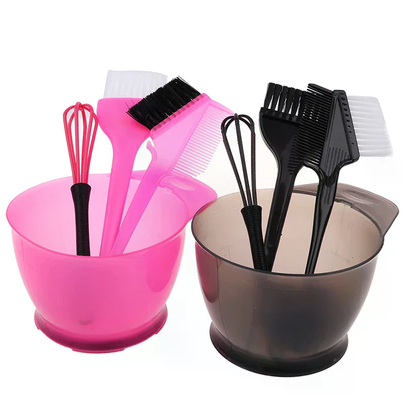 5-Piece Hair Colouring Brush & Bowl Set | Dye & Bleach Kit Hair Dye Brush Set QXL