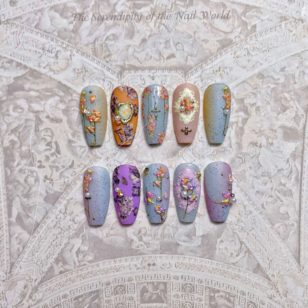 5D Daffodil Nail Stickers | Floral Relief Nail Art Decals Nail Art Stickers QXL