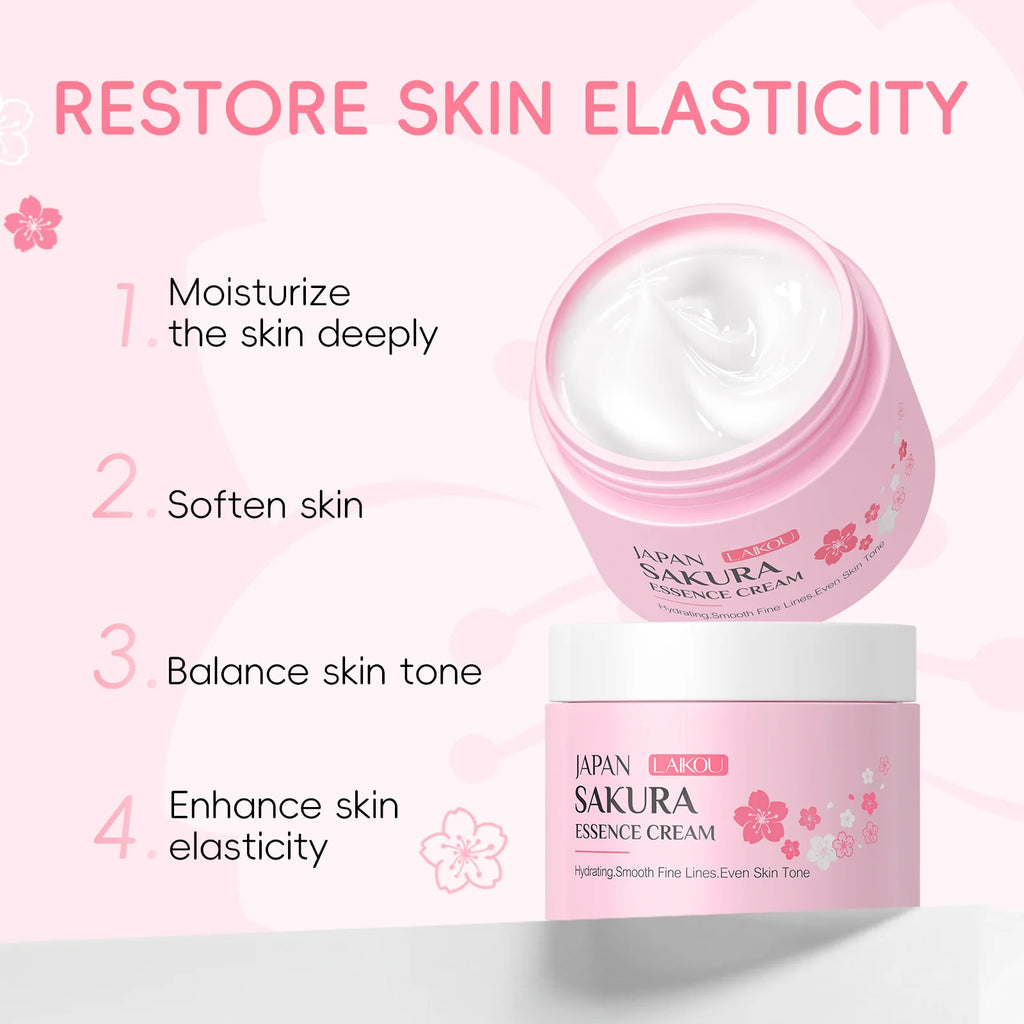 Laikou Sakura Face Cream | Moisturizing & Brightening Day Cream Moisturizing Face Cream QXL