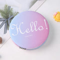 Mini 2-Face Foldable Pocket Makeup Mirror | Cartoon Print Pocket Makeup Mirror QXL Letter