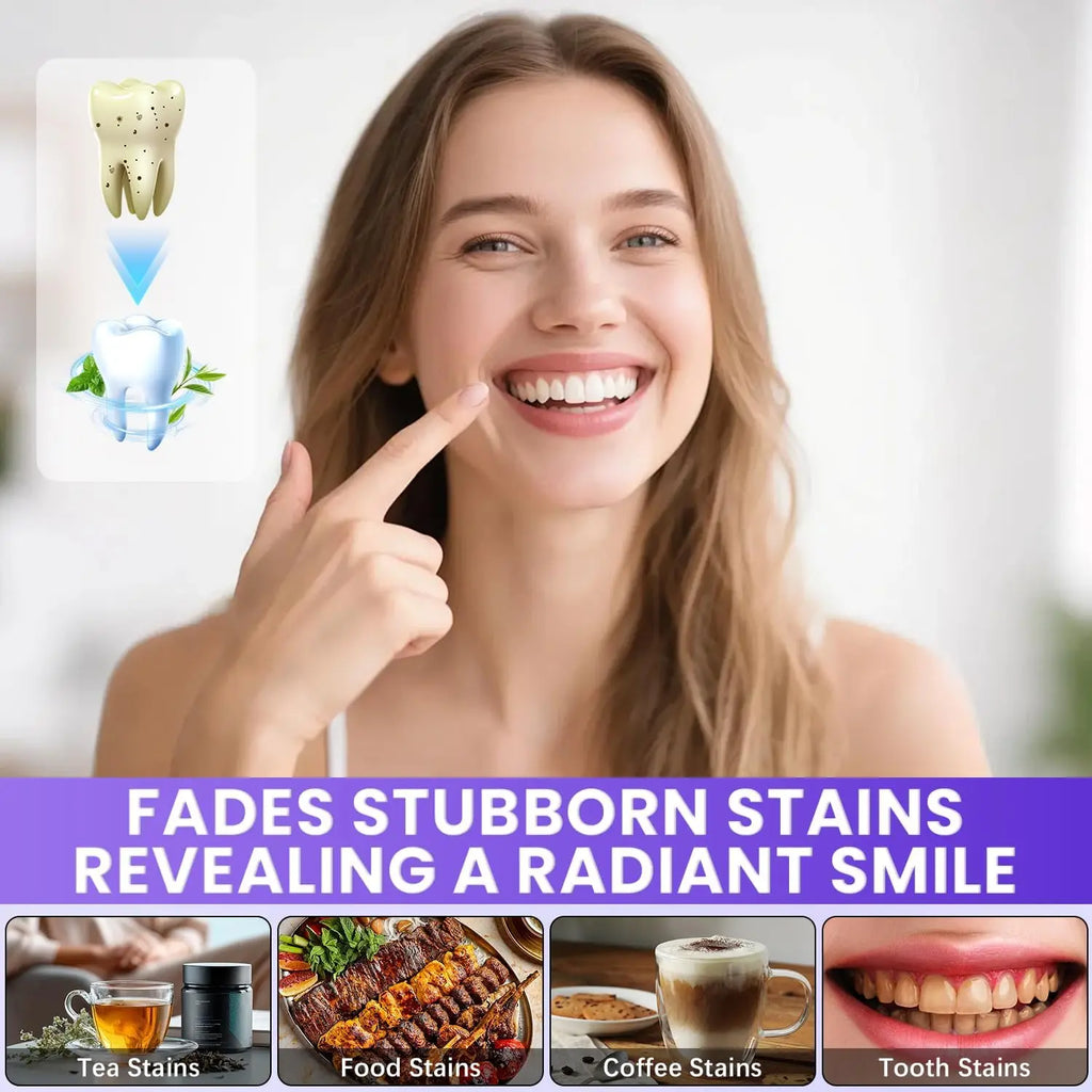 Purple Teeth Whitening Strips – Enamel Safe, Sensitive Teeth Teeth Whitening Strips QXL
