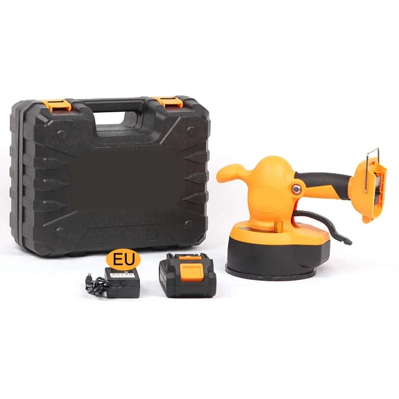 21V Rechargeable Tile Vibrator Machine | LED Light & Suction Tile Laying Machine QXL